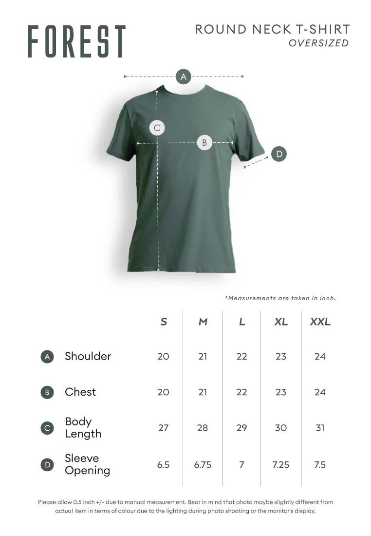 Forest Oversized Graphic Tee Crew Neck Short Sleeve T Shirt Men | Oversized Shirt Men - 621394