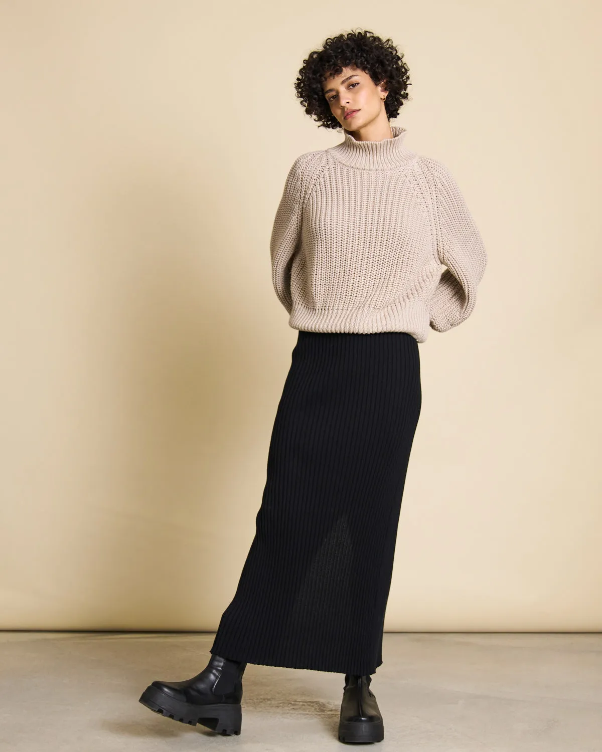 JUMPER OLA IVORY GOTS
