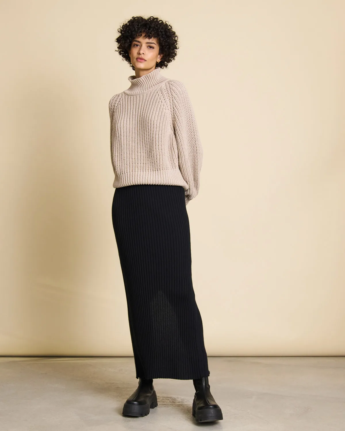 JUMPER OLA IVORY GOTS