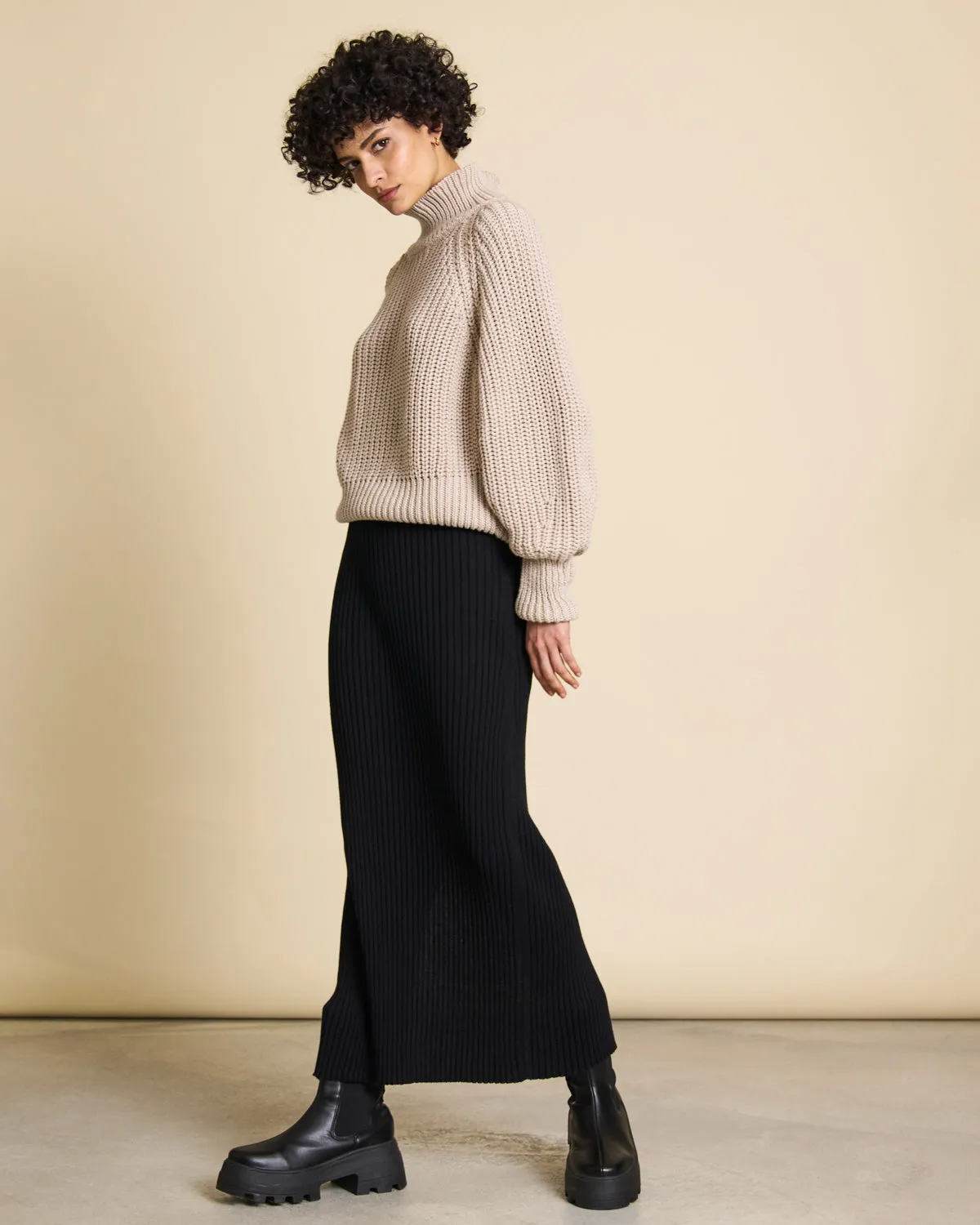 JUMPER OLA IVORY GOTS