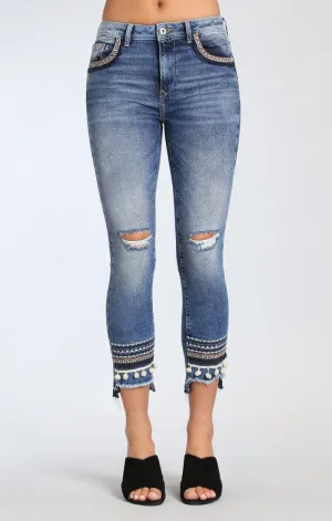 TESS SUPER SKINNY IN DARK DESERT DECO