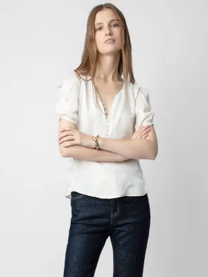 Twity Satin Blouse
