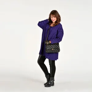 Yoek Pullover Wide Neck Cable